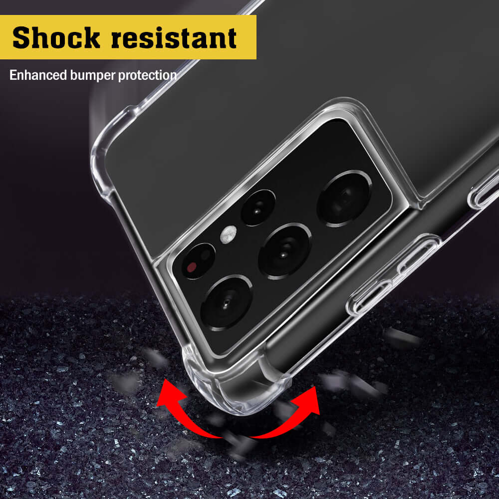 Shockproof Clear Silicone Case Cover for Samsung Galaxy S8 Plus - Eastlakes Electronics